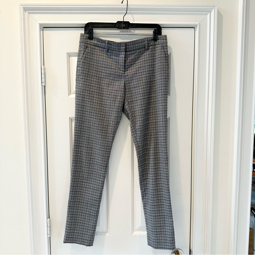 ALC Houndstooth Plaid Wool Pants